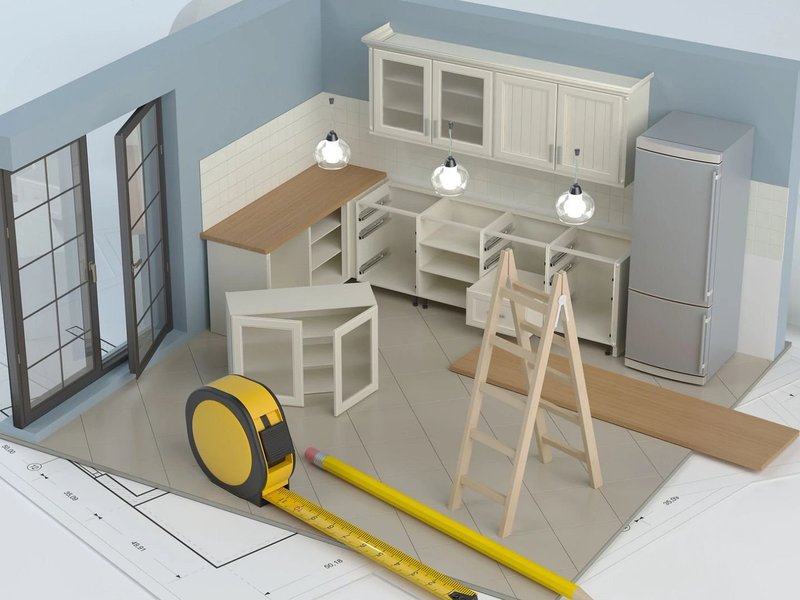 3D modelled kitchen from Pritchett's Flooring Design Center in the Colonial Heights, VA area