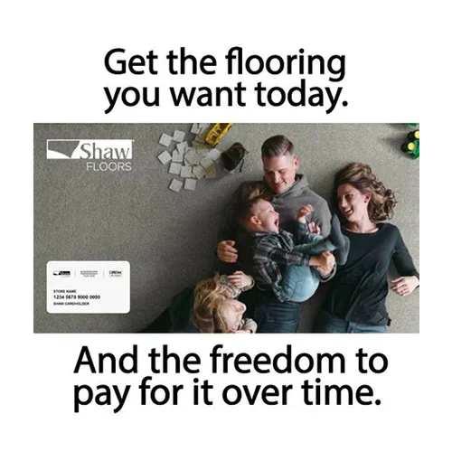 Get the flooring you want through Wells Fargo financing with Pritchett's Flooring Design Center in Colonial Heights, VA