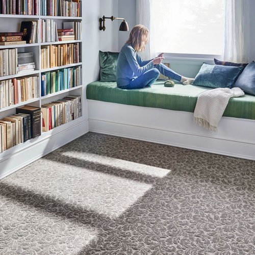 person reading in window - Pritchett's Flooring Design Center in the Colonial Heights, VA area