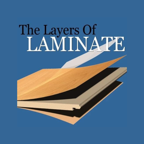 layers of laminate graphic from Pritchett's Flooring Design Center in the Colonial Heights, VA area